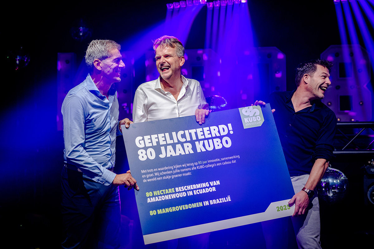 KUBO celebrates 80th anniversary with sustainable gift from employees